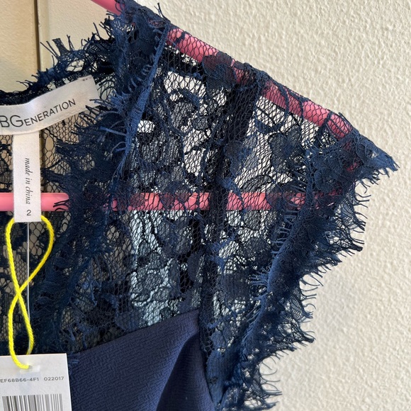 BCBG Lace Insert Dress - Picture 3 of 4